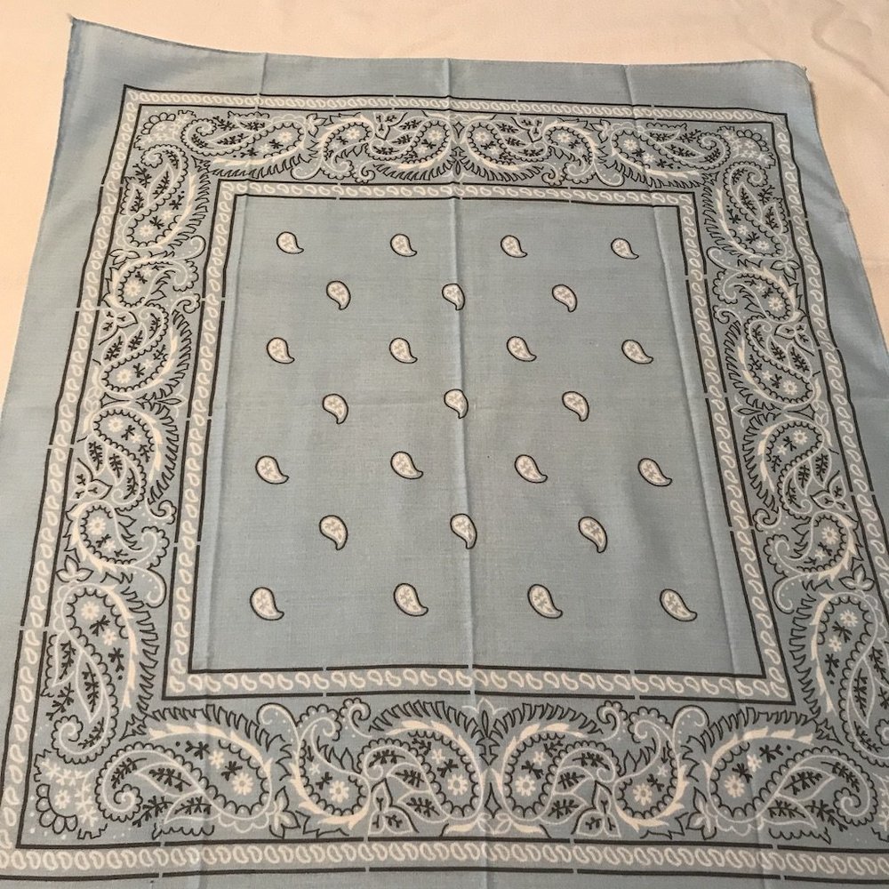 Sky blue bandana